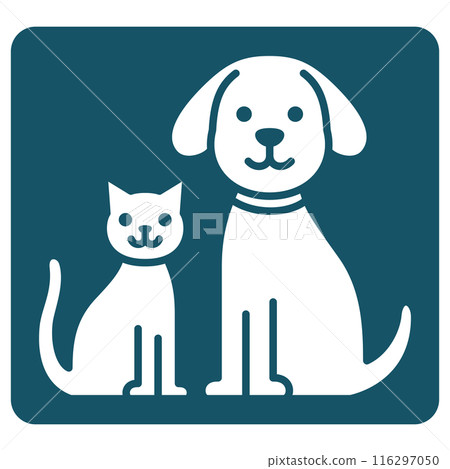 Dog and cat icons 116297050