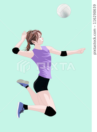 女排扣球圖解 116298639