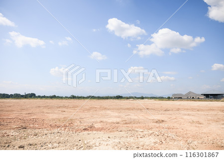 Land, blue sky and clouds in Chiang Mai of Thailand. Land, blue sky and clouds in Chiang Mai of Thailand. 116301867
