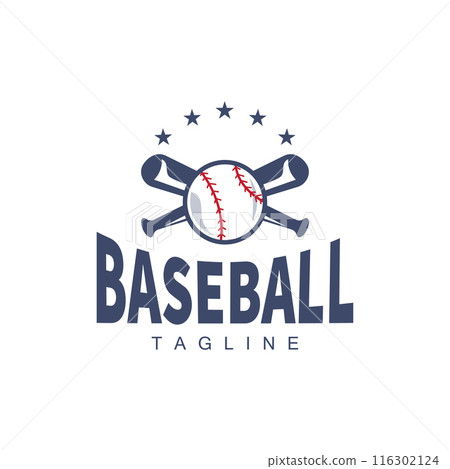 Modern vector baseball logo baseball softball sport simple bat and ball template illustration Modern vector baseball logo baseball softball sport simple bat and ball template illustration 116302124