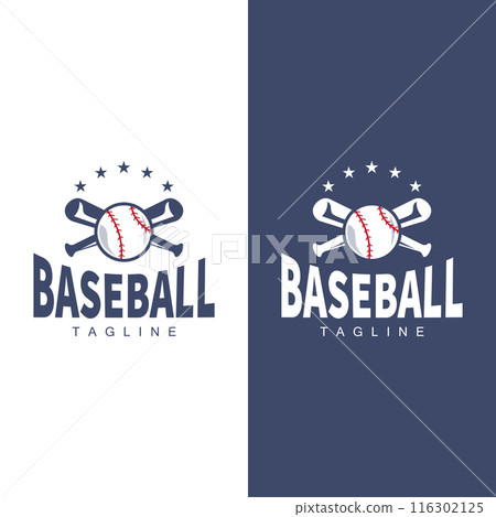 Modern vector baseball logo baseball softball sport simple bat and ball template illustration Modern vector baseball logo baseball softball sport simple bat and ball template illustration 116302125