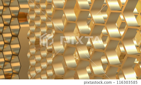 The Gold Hive for Abstract luxury Background concept 3d rendering The Gold Hive for Abstract luxury Background concept 3d rendering 116303585