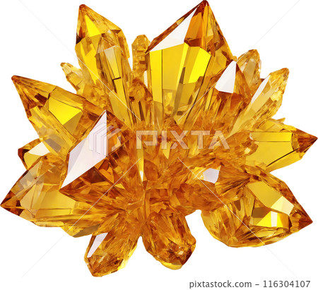 黃色晶體 116304107