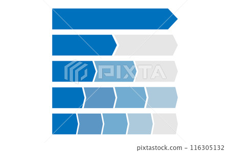 Set of blue ribbon flow charts Set of blue ribbon flow charts 116305132