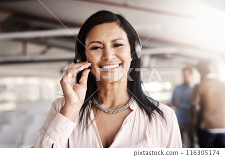 Woman, headset and consultant in portrait, office and call centre operator or telemarketer. Female person, assistant and online for customer support, technical service and receptionist for help Woman, headset and consultant in portrait, office and call centre operator or telemarketer. Female person, assistant and online for customer support, technical service and receptionist for help 116305174