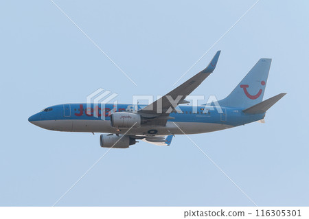 Jet Air Fly B737-700 in flight Jet Air Fly B737-700 in flight 116305301