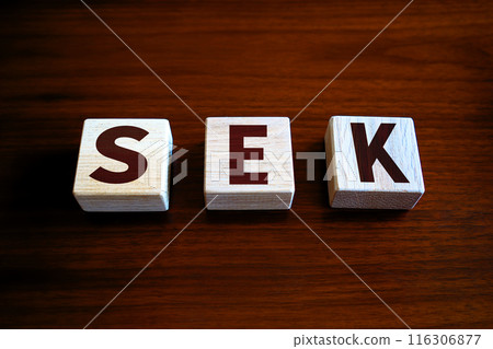 Swedish Krona (SEK) Global Currency Block 116306877