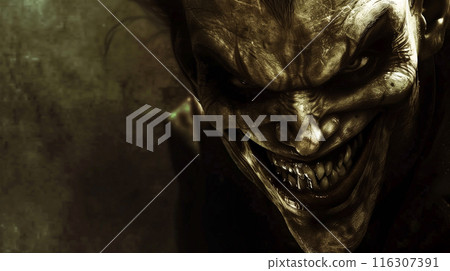 帶有魔鬼形象的圖形 116307391