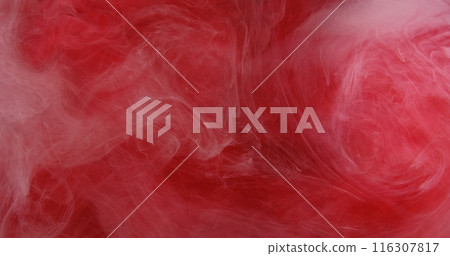 Smoke cloud. Sparkling haze background. Vapor ink pink red fog flies mix abstract glitter dust mystical shiny mist particles art flow. Smoke cloud. Sparkling haze background. Vapor ink pink red fog flies mix abstract glitter dust mystical shiny mist particles art flow. 116307817