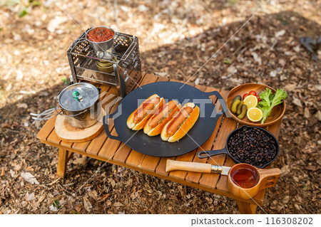 Hot dog American taste hot dog 116308202