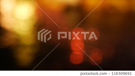 Vibrant Bokeh abstract blurred background music festival stage show performance party. Colorful bokeh background spark animate motion. Backdrop display with twinkling night life shape blinking light 116309691