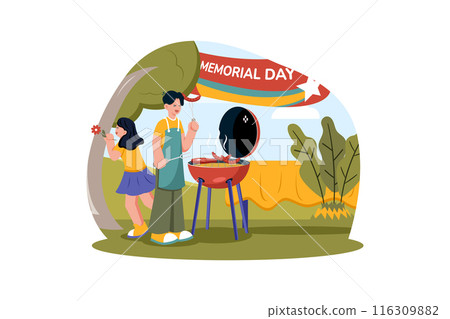 Families and friends gather for barbecues and picnics to celebrate the memory of their loved ones. Families and friends gather for barbecues and picnics to celebrate the memory of their loved ones. 116309882