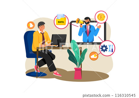 A business coach provides guidance to a startup company. 116310545