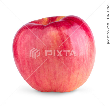 red apple isolated on a white background 116310923
