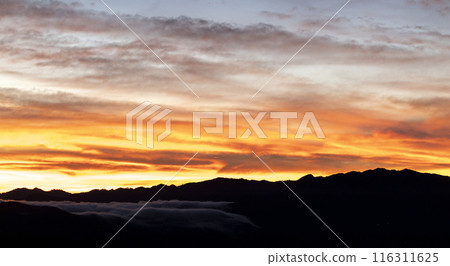 colorful dramatic sky with cloud at sunset colorful dramatic sky with cloud at sunset 116311625