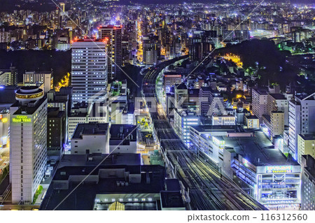 札幌JR塔的夜景 札幌JR塔的夜景 116312560