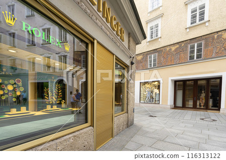 the Rolex luxury brand store in Salzburg, Austria 116313122