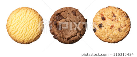 Three types of cookies Three types of cookies 116313484