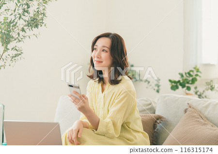 smartphone, sumaho, female 116315174