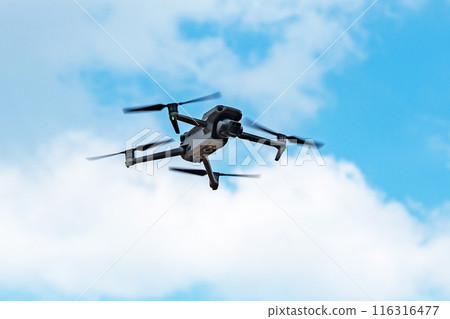 Drone flying Drone flying 116316477