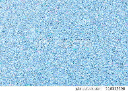 Glitter background for design, texture in attractive light blue tone. 116317396