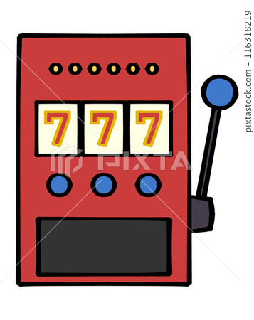 簡單的老虎機插畫素材 116318219