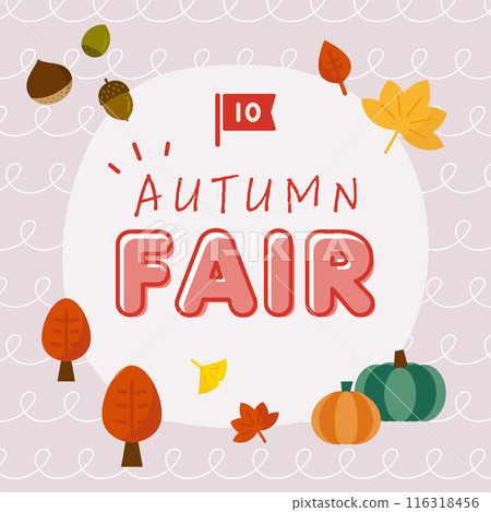 秋季博覽會時尚橫幅設計 秋季博覽會時尚橫幅設計 116318456