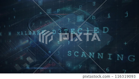 Image of multiple texts, letters, numbers and symbols over padlock and graphs Image of multiple texts, letters, numbers and symbols over padlock and graphs 116319093