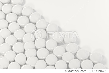 A large number of soft balls, geometry background, 116319626