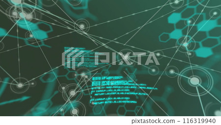 Image of connections and scientific data processing 116319940