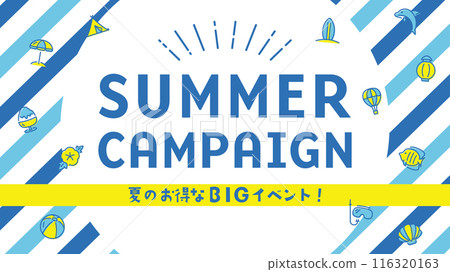 夏季活動廣告素材（全高清16:9尺寸） 116320163