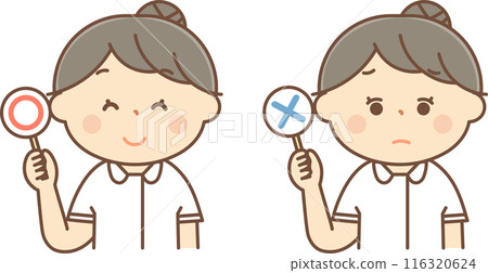 有圓圈和十字的女護士 有圓圈和十字的女護士 116320624