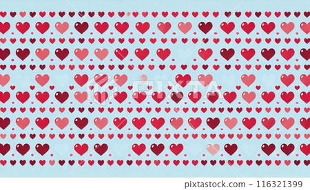 可愛的心背景素材 可愛的心背景素材 116321399