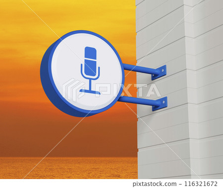 Business communication concept, 3D rendering Business communication concept, 3D rendering 116321672