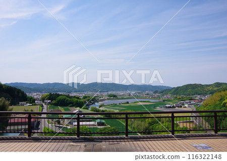 兵庫縣淡路島，從大日水庫眺望海女和嘉州 116322148