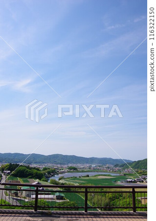 兵庫縣淡路島，從大日水庫眺望海女和嘉州 116322150