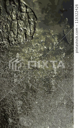 Vector illustration of Laburnum bark background. Natural bean surface texture 116322426