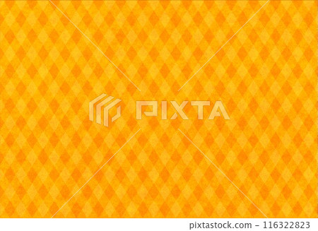 Felt material orange checkered pattern 116322823