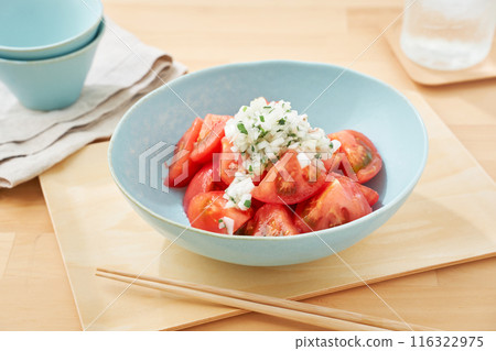 Tomato and onion salad Tomato and onion salad 116322975