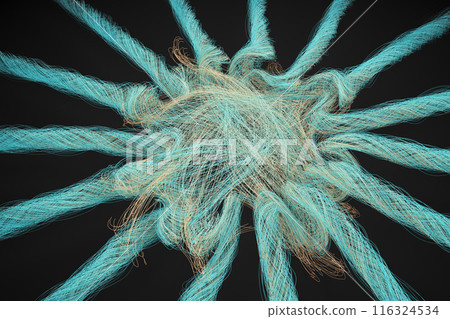 geometry, striped, curls 116324534