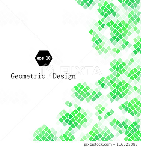 green peebles. geometric design. polygonal style. eps 10 green peebles. geometric design. polygonal style. eps 10 116325085