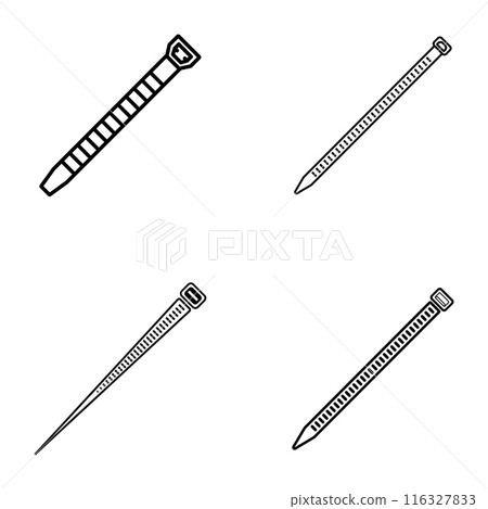 cable tie icon symbol cable tie icon symbol 116327833