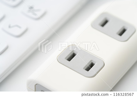 Calculator and power strip 116328567