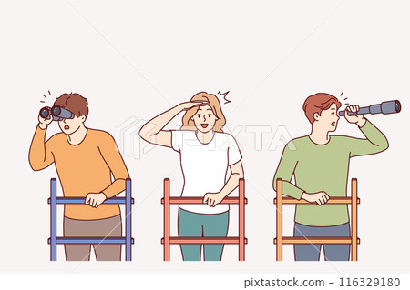 People are looking to future in search of opportunities and chances for development on career ladder People are looking to future in search of opportunities and chances for development on career ladder 116329180