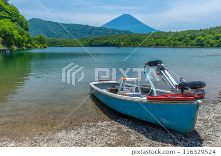 夏天的西湖、富士山 116329524