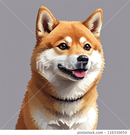 柴犬像素藝術 116330059