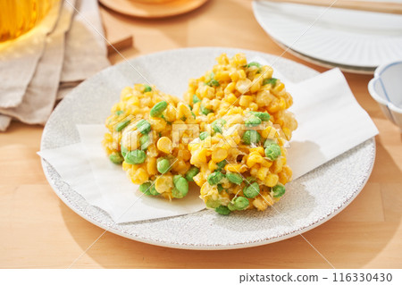 炸玉米毛豆 116330430