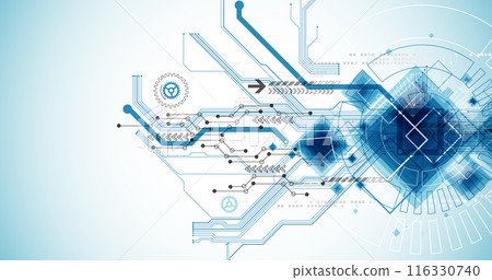 CPU concept. Circuit board. Technology background. Hand drawn vector. CPU concept. Circuit board. Technology background. Hand drawn vector. 116330740