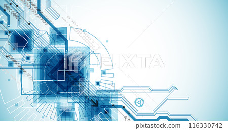 CPU concept. Circuit board. Technology background. Hand drawn vector. CPU concept. Circuit board. Technology background. Hand drawn vector. 116330742