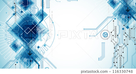 CPU concept. Circuit board. Technology background. Hand drawn vector. CPU concept. Circuit board. Technology background. Hand drawn vector. 116330748